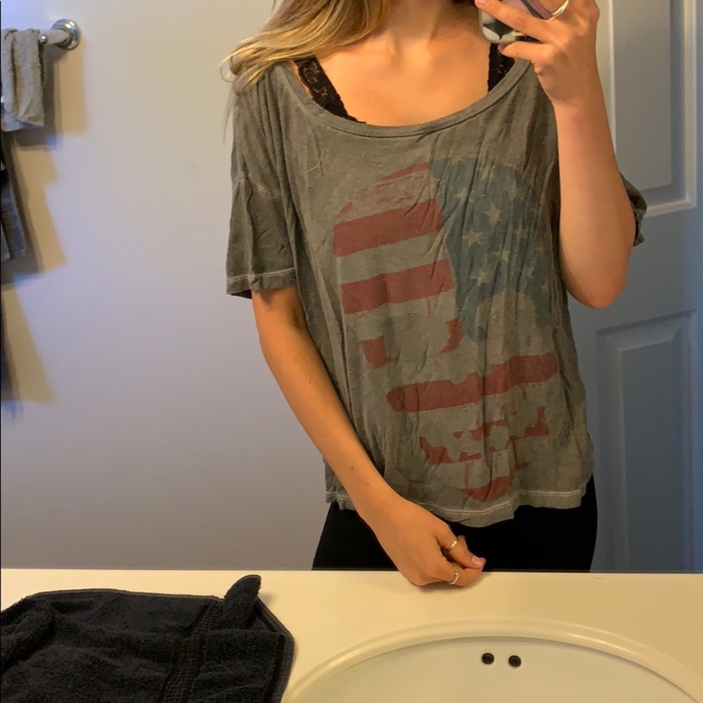 Distressed tee
